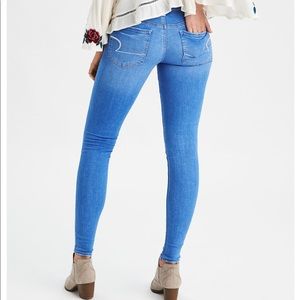 AE light wash jeggings (4L)